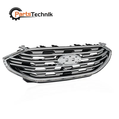 Front Bumper Upper Grille Chrome For Ford Edge 2019 2020 2021 2022 KT4B-8200-AK Foto 1 de 4