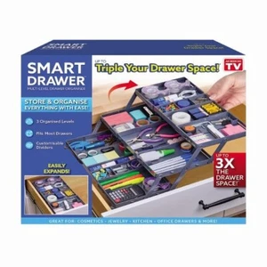 SMART DRAWER ***Triple Your Drawer Space*** AS SEEN ON TV # Genuine - Foto 1 di 10