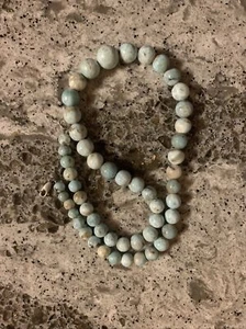 Genuine Dominican Larimar Necklace .925 clasp 105 gr - Picture 1 of 13