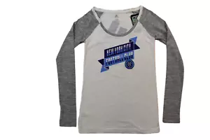 adidas MLS New York City FC Football Club NYCFC Scoop Neck Shirt NWT S - Picture 1 of 5