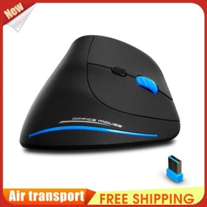 ZELOTES F-35A 2.4GHz Wireless Vertical Mouse 2400DPI Adjustable Optical Mouse UK - Picture 1 of 8