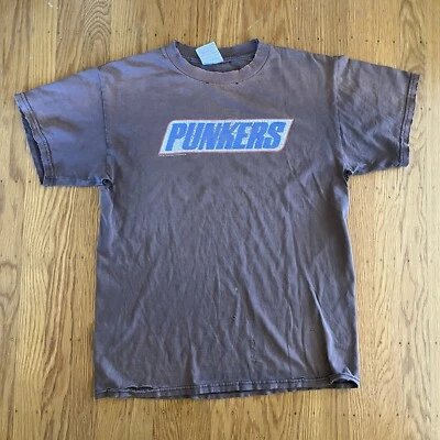 Camiseta De Colección NOFX Punkers Años 90 Muy Desteñida Snickers Rip Punk Rock Talla M Foto 1 de 4