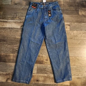 Vintage Deadstock DTEK Jeans Baggy Y2K Jeans Size 38x34 Hip Hop Skate  - Picture 1 of 12