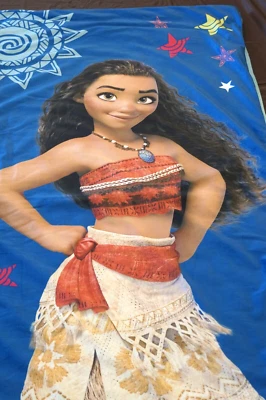 Disney Moana & Pua el Cerdo Niños Saco de Dormir Saco de Dormir y Juego de Almohadas Azul Foto 1 de 4