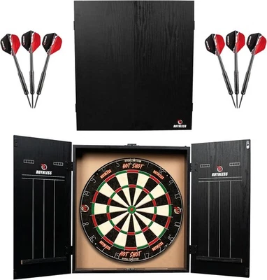 Darts Corner | Home Darts Centre Including Cabinet, Dartboard & 2 Sets Of Darts - Image 1 of 2