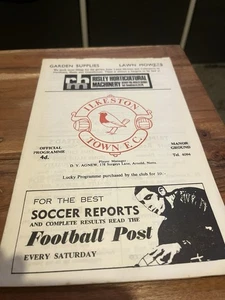 Ilkeston Town v Matlock Town Midlands Counties League Programme Season 1969-1970 - Picture 1 of 1