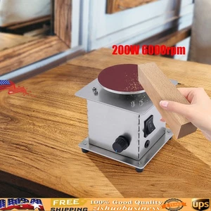 110 V 200 W Tabletop Corded Electric Disc Sander W/ 21 PCS 4 in Sanding Disc - Picture 1 of 19