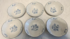 6 Porzellan Dessertschüsseln Ø 15,5cm Villeroy & Boch Val Bleu Müslischalen - Bild 1 von 3