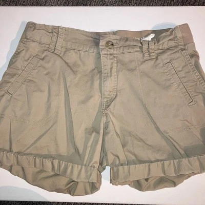 Pantalones Cortos Lee Riders Medias Talla 10M Tostados — Longitud Ajustable Elastizada Cintura Bolsillos Foto 1 de 4