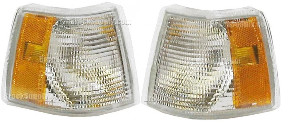 APDTY Park Turn Signal Lamp Set Compatible With Select 1993-1997 Volvo 850 - Image 1 of 1