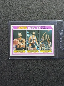 1981-82 Topps Kareem Abdul-Jabbar TL #55 Basketball Card - Picture 1 of 3
