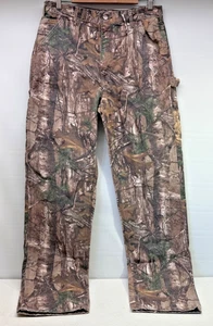 Carhartt Realtree Tarnhose B235 977 Hergestellt in den USA Camouflage Carpenter Herren 33x34 - Bild 1 von 14