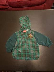 Vintage 1980s Playskool Hooded Shirt. Size 24 Months Toddler - Picture 1 of 5