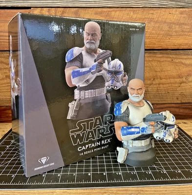Star Wars Captain Rex 1/6 Scale Mini Bust Gentle Giant Opened 900/2500 Rebels - Image 1 of 4