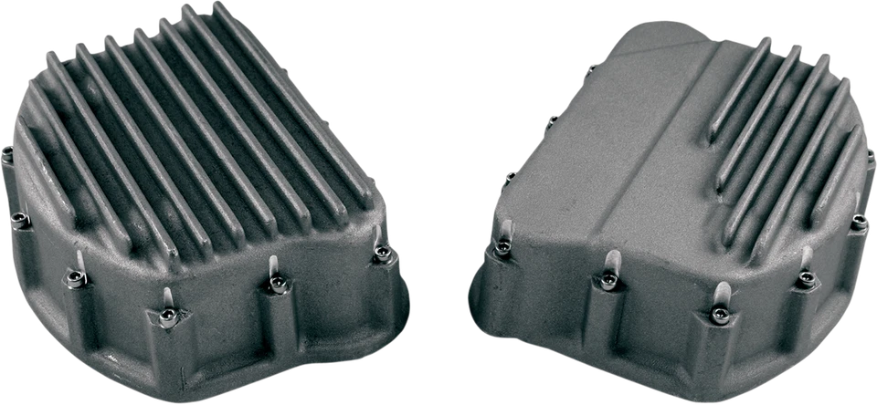 Cubiertas basculantes Custom Cycle con aletas Panhead Natural FRC 2003-3 Foto 1 de 1