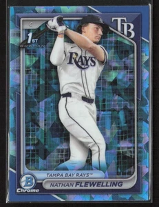Nathan Flewelling 2024 Bowman Draft Sapphire Edition #BDC-88 Tampa Bay Rays - Imagen 1 de 2