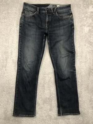 Volcom Jeans Mens 34x30 (Tag 33) Y2K Solver Modern Straight Blue Denim - Image 1 of 4