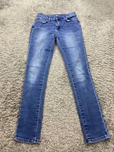 7 For All Mankind Jeans Girl 12 Youth Paxtyn Skinny Mid Rise Stretch Denim - Picture 1 of 12
