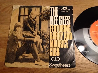  THE BEE GEES FEATURING BARRY AND MAURICE GIBB "I.O.I.O/SWEETHEART" NCB 1970 RAR - Image 1 of 4