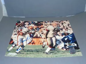 Foto firmada por Leroy Kelly de los Cleveland Browns firmada 8x10 autografiada TriStar Certificado de autenticidad 1A - Imagen 1 de 5