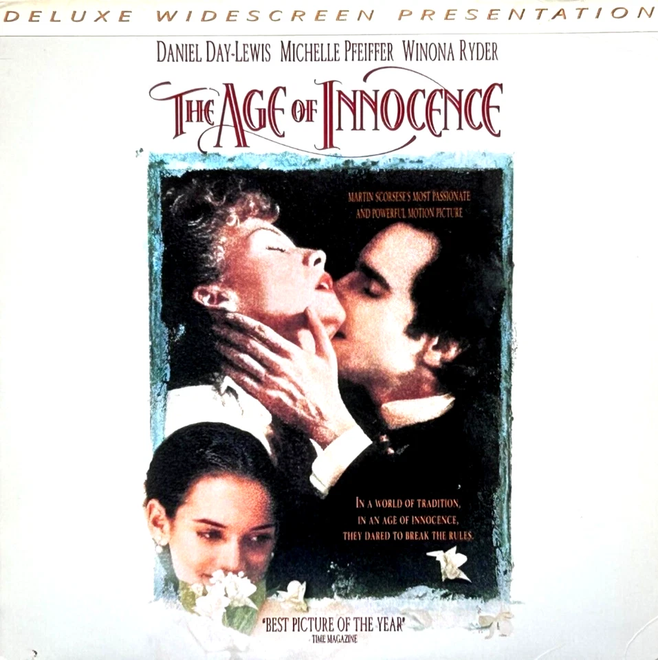 THE AGE OF INNOCENCE (DANIEL DAY-LEWIS) PREMIUM QUALITY USED LASERDISC (NM/VG) Foto 1 de 1