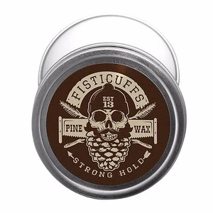 Fisticuffs Pine scent Strong Hold Mustache Wax 1 OZ. Tin - Picture 1 of 1