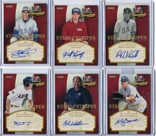 2013 Panini Stars & Stripes Team USA Baseball Certified Autograph