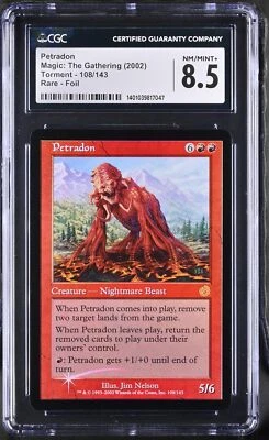 PETRADON Torment Foil Rare CGC 8.5 MTG [Nostalgium] - Image 1 of 2