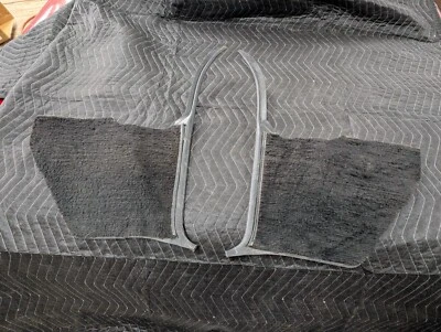 1967 Buick Wildcat Kick Panels Electra Lesabre Interior Trim Black Original - Image 1 of 4