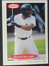 1991 Classic Best Kraft Albany-Colonie Yankees Bernie Williams #3 ROOKIE