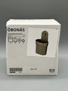 IKEA ÖBONÄS Recipiente con ventosa verde grisáceo - Imagen 1 de 3