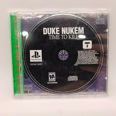 Duke Nukem: Time to Kill Greatest Hits (Sony PlayStation 1, 2001) - No Manual - Image 1 of 3