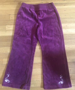 Gymboree Romantic Garden Velour Yoga Pants Size:5 EUC - Picture 1 of 3