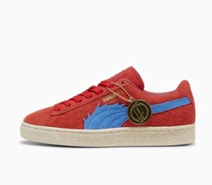 PUMA X ONE PIECE SUEDE Vintage men's shoes Time Red-Ultra BIUE 396520 01 - Picture 1 of 8
