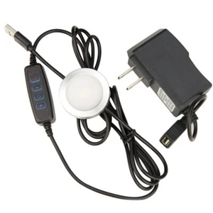 USB LED Ring Bottom Light Source Adjustable Brightness for Biological Microscope - Picture 1 of 6