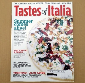 Tastes of Italia Magazine August 2008 Asiago Lasagna Eggplant Caponata - Foto 1 di 2