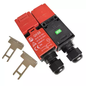 KEDU Safety Door Key Switches 2NO Normally Closed Door Lock Switch QKS8 F2 M16 - Picture 1 of 6
