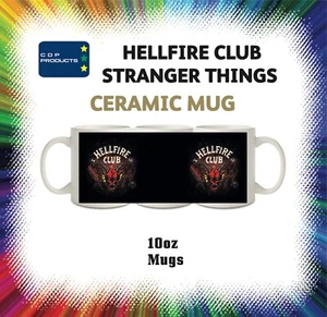 HELLFIRE CLUB - STRANGER THINGS CERAMIC MUG - Picture 1 of 2