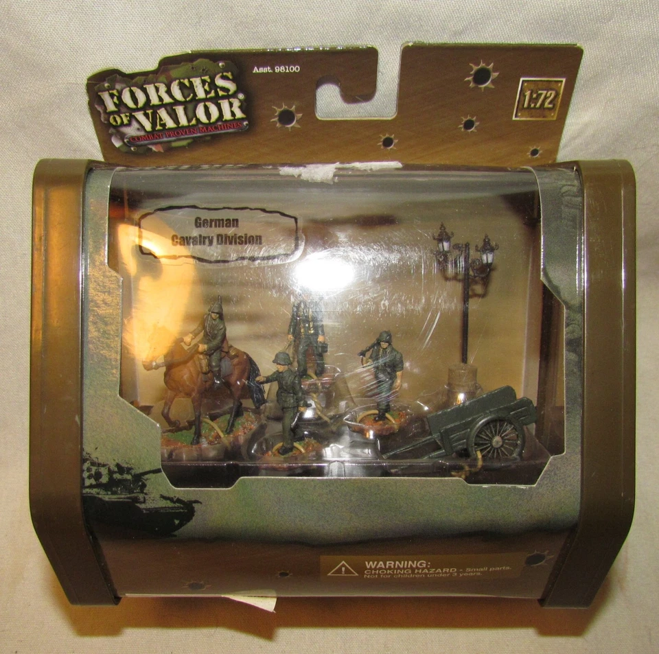 Forces Of Valor 1:72 Scale GERMAN CAVALRY DIVISION WWII Figure Set - Image 1 of 1