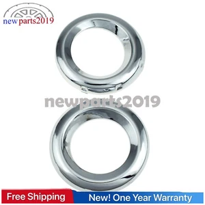 Left & Right Fog Light Hole Fog Lamp Bezel Trim Kit For 2009-2012 Toyota RAV4 - Picture 1 of 12