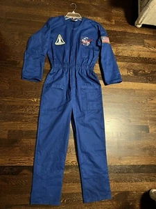 JETAONE Kids sz 14 Blue Aerospace Jumpsuit Flight Suit Nasa Halloween costume - Picture 1 of 13