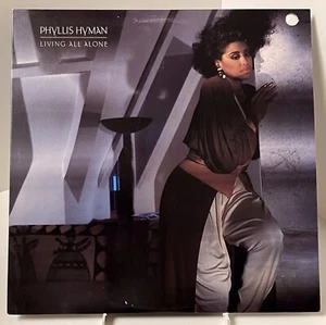 Phyllis Hyman Living All Alone LP PROMO Lyric Sleeve Ad Sticker EX-NM ST 53052 - Picture 1 of 9