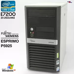 PC COMPUTER FSC FUJITSU SIEMENS ESPRIMO P5925 D2584 RS-232 E7200 WINDOWS XP 2GB - Bild 1 von 8