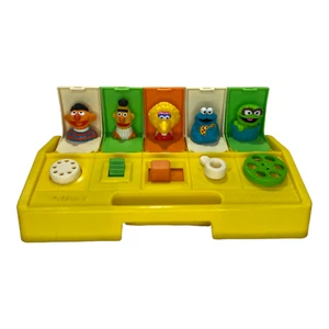 VTG 1980 Muppet Characters PlaySkool Inc Poppin' Pals Sesame Street Theme  - Picture 1 of 13