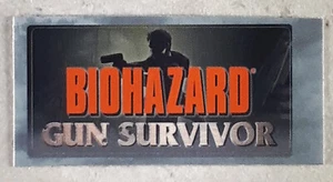 Memory Card Sticker BIOHAZARD GUN SURVIVOR PlayStation Resident Evil 2000 JP - Picture 1 of 1