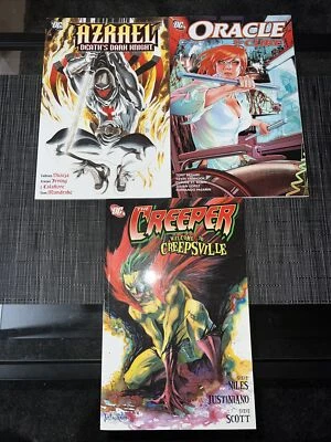 Lote de novelas gráficas DC Comics TPB Azrael Oracle Creeper Foto 1 de 2
