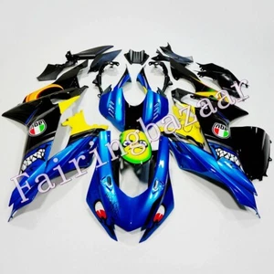 Kit de carenado de molde por inyección ABS azul negro tiburón rojo YZF R6 2017-2019 - Imagen 1 de 9