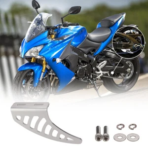 For Motorcycle Shark Fin Raw Alloy Aluminium Chain Toe Guard ACU Race Bike - Picture 1 of 7