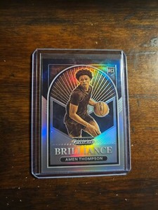 2023-24 Panini Prizm Draft Brilliance Insert Silver AMEN THOMPSON RC Rookie SP