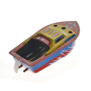 NUEVO Vintage BOTE DE VAPOR Pop Velas Powered Put Ship Juguete de Lata Coleccionable EE. UU. - Imagen 1 de 9